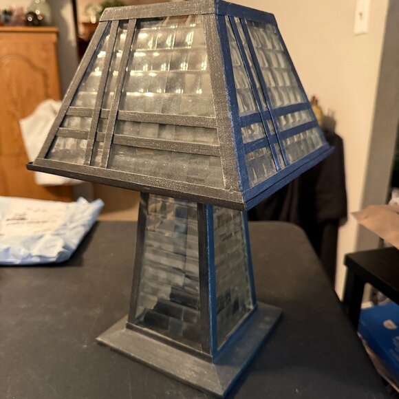 PartyLite Weathered Zinc Candle Lamp 12.5" Retired P9D/P91382 - Picture 1 of 2